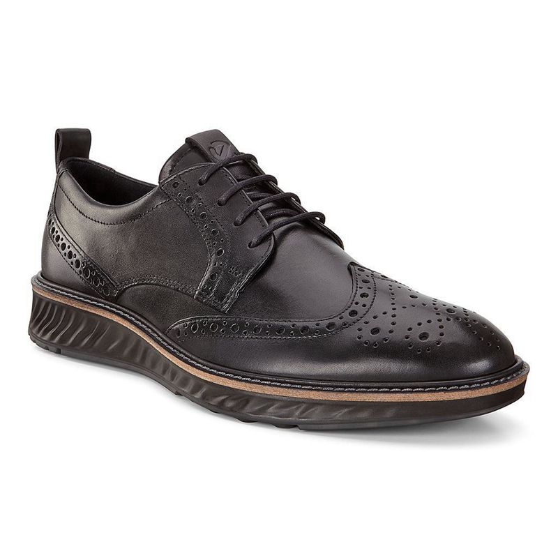 Zapatos Con Cordones Ecco St.1 Hybrid Para Hombre,Negras,736218-QMP